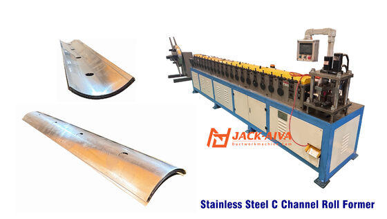 HVAC Fire Damper Roll Forming Machine | Stainless Steel C Channel Production Line