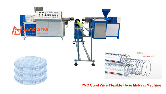 Tubo flexible espiral del tubo de aire de la PU del alambre de cobre que hace la máquina