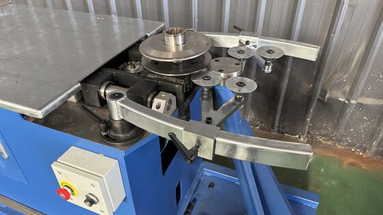 Máquina formadora de codos para conductos redondos HVAC | Línea de producción de codos segmentados y gore