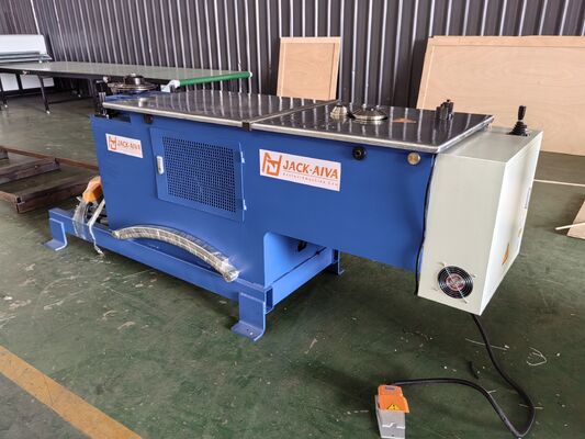 Máquina formadora de codos para conductos redondos HVAC | Línea de producción de codos segmentados y gore