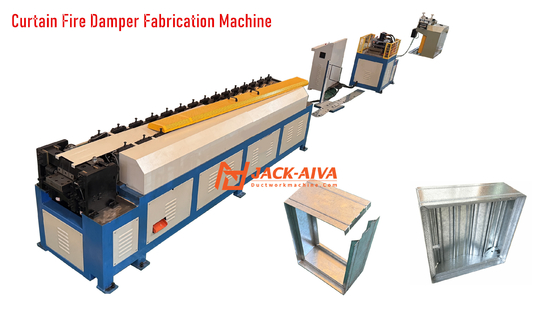 Máquina para hacer el marco del amortiguador de incendios # Máquina de fabricación del amortiguador de incendios de cortina # Línea de producción automática del marco del amortiguador de incendios de cortina